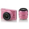 Nikon 1 J1 + 10-30 mm + 30-110mm pink